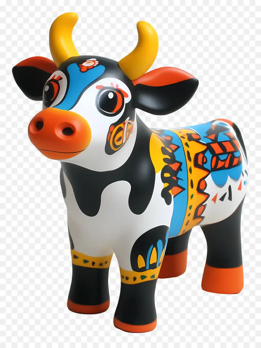 Vaca Pongal，Vaca Colorida PNG