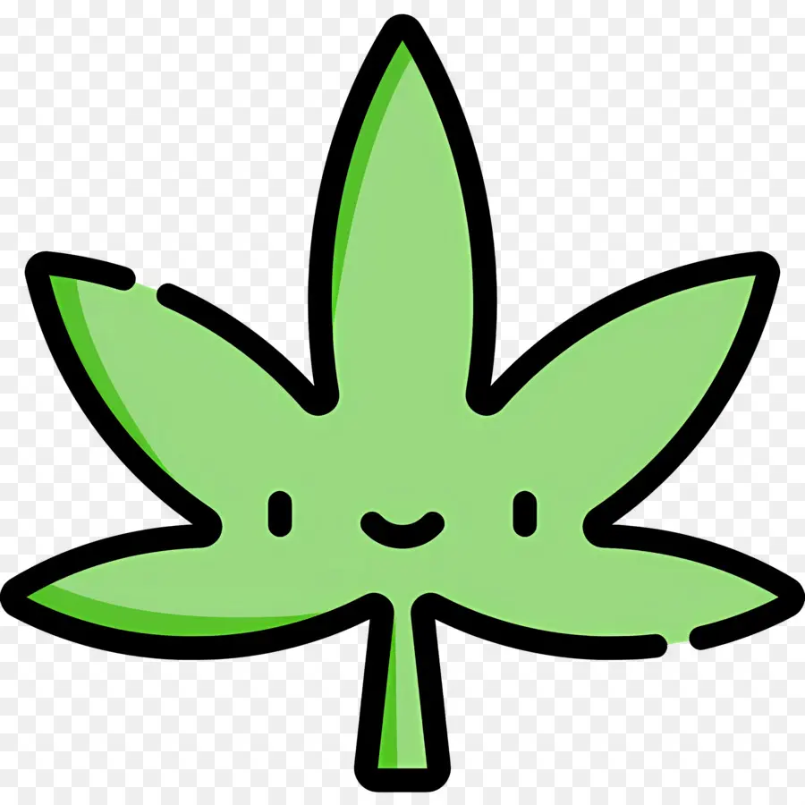 Folha De Maconha，Folha Verde PNG