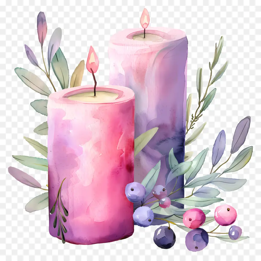 Velas Do Advento，Velas PNG