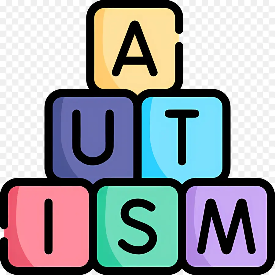 Autismo，Blocos De Autismo PNG