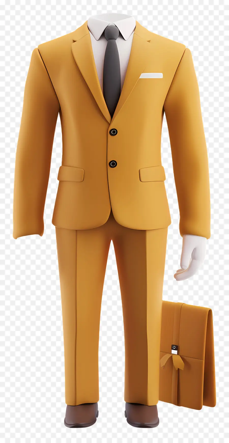 Traje Formal Para Homens，Terno Amarelo PNG