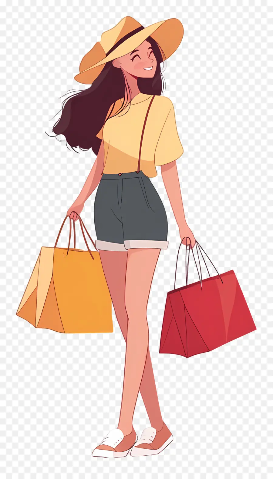 Garota De Compras，Mulher De Compras PNG