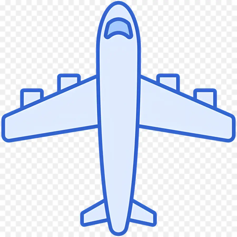 Avião，Avião Azul PNG