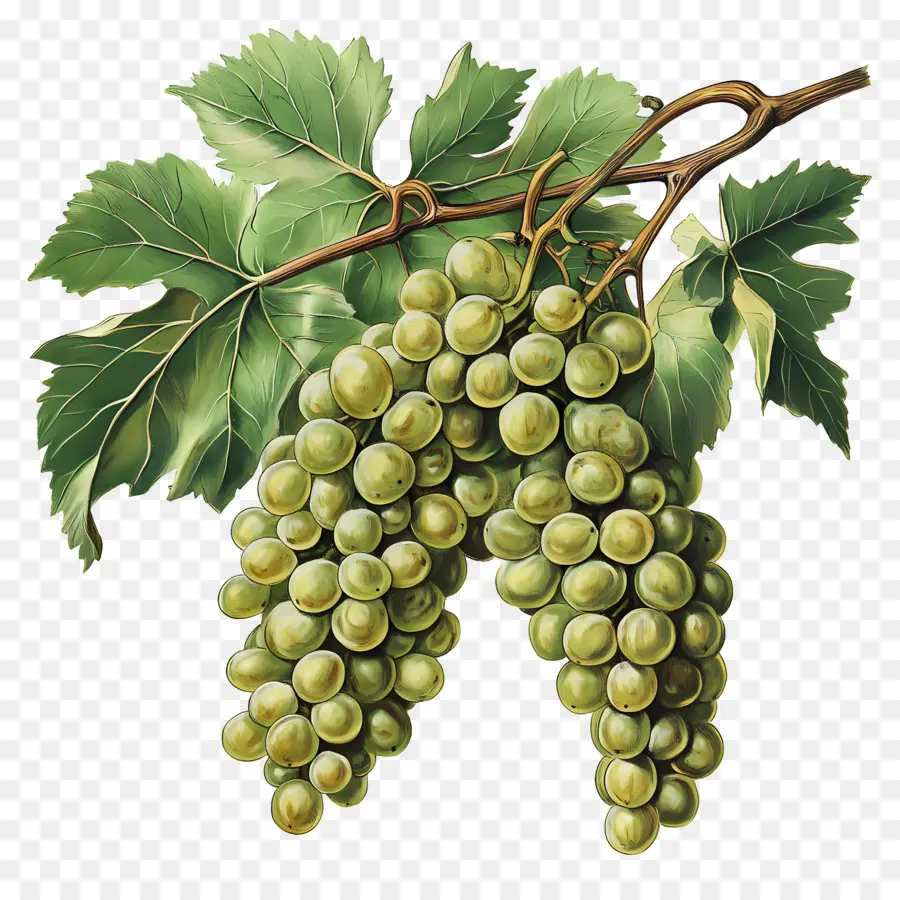 Uva Verde，Uvas Amarelas PNG