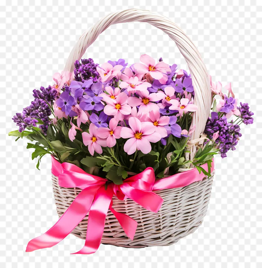 Cesta De Flores De Aniversário，Cesta De Flores PNG