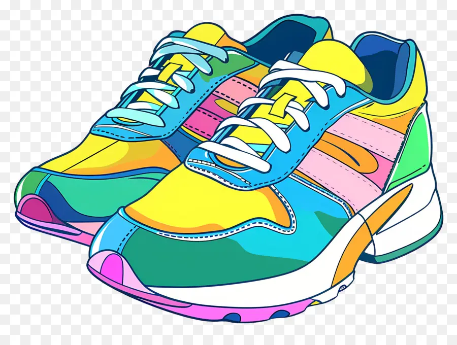 Tênis Nike，Tênis Coloridos PNG