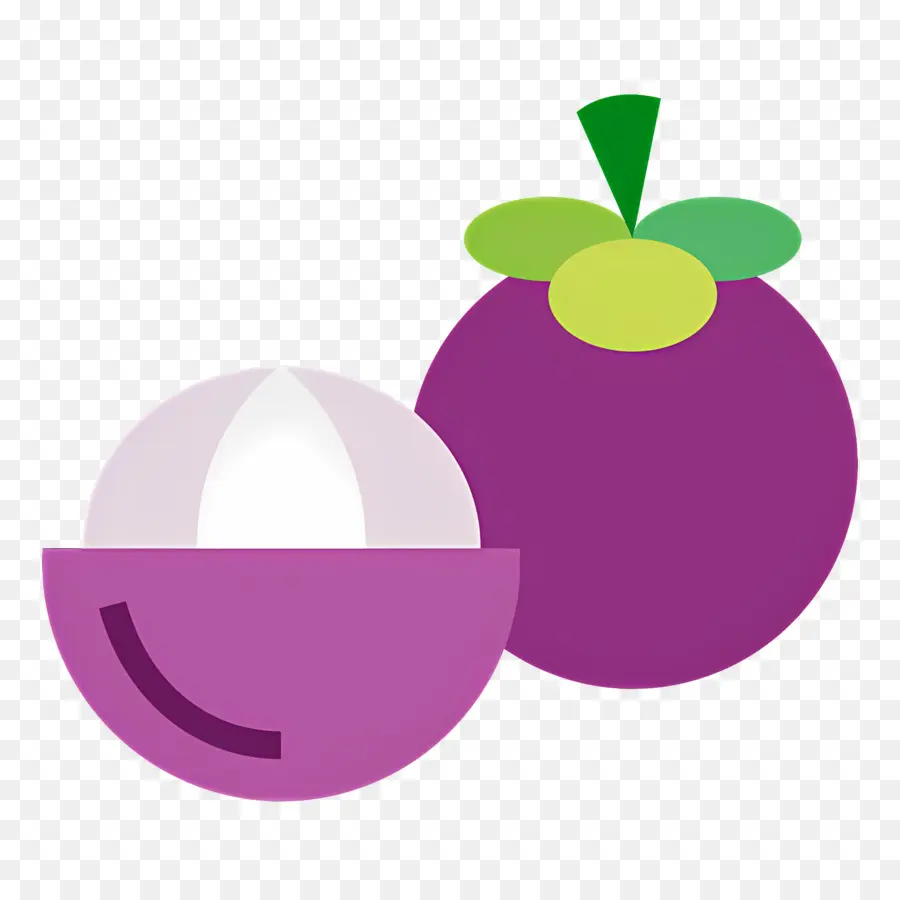 Mangostão，Roxo PNG