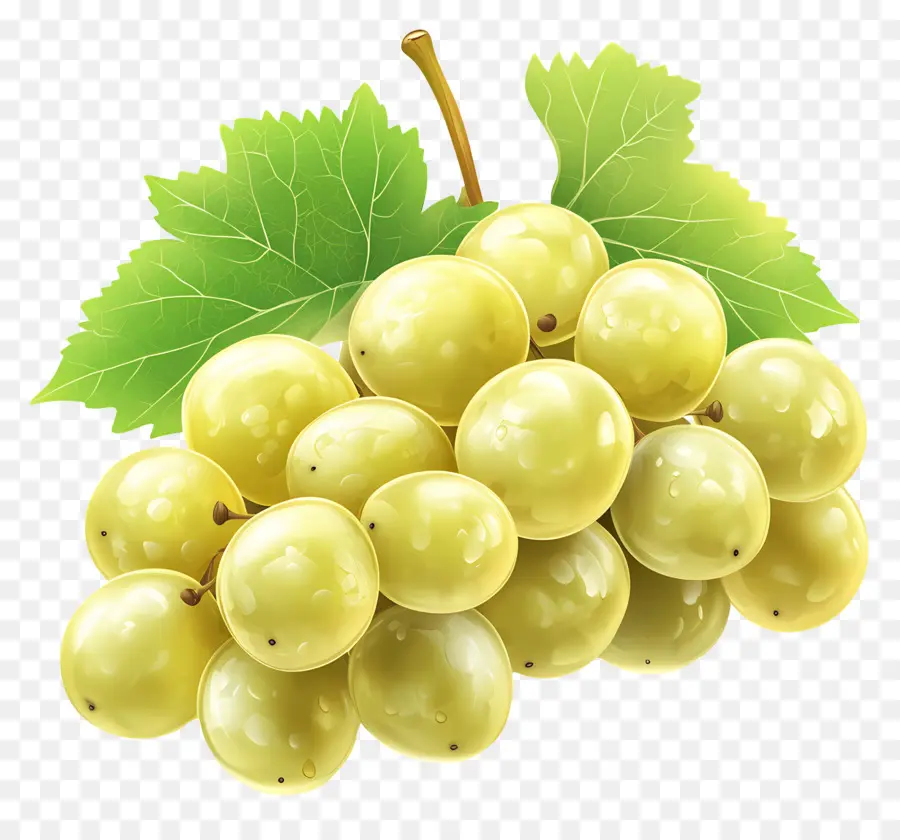 Uva Verde，Uvas Amarelas PNG