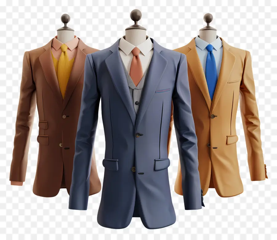 Traje Formal Masculino，Ternos Em Manequins PNG