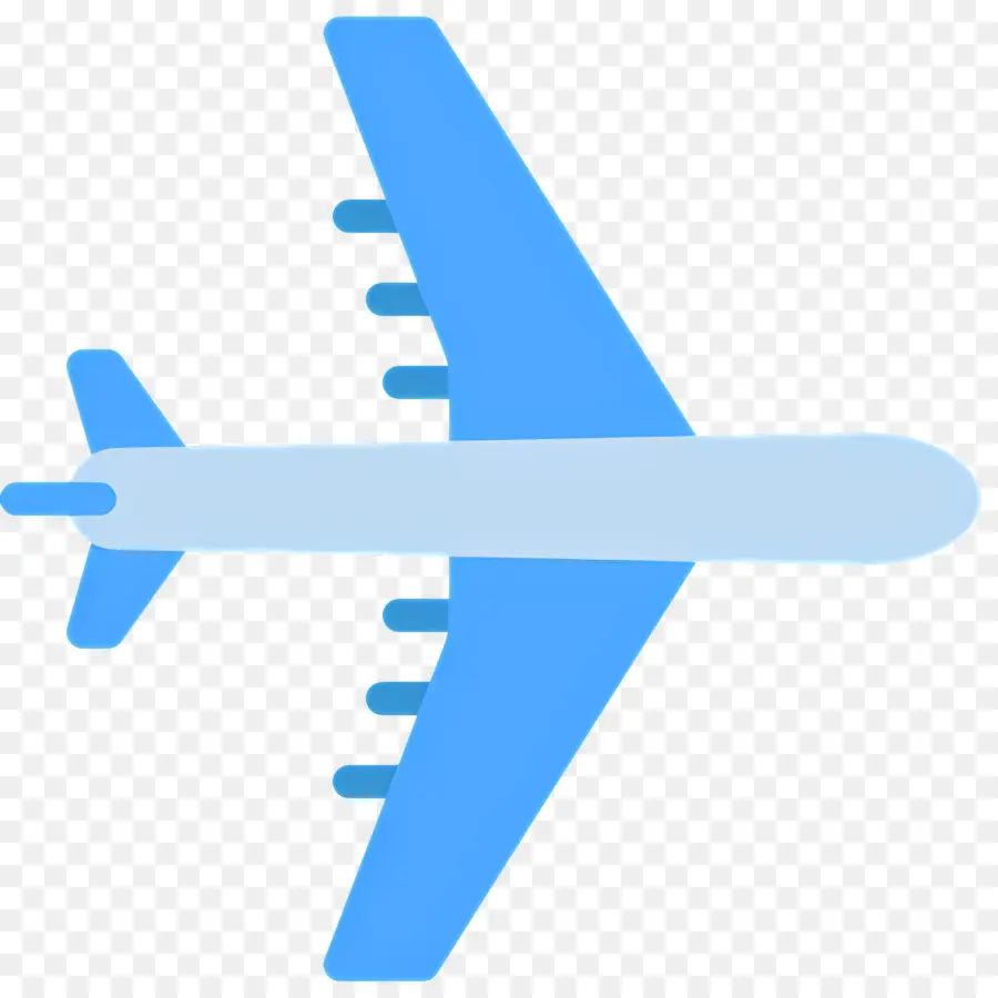 Avião，Avião Azul PNG