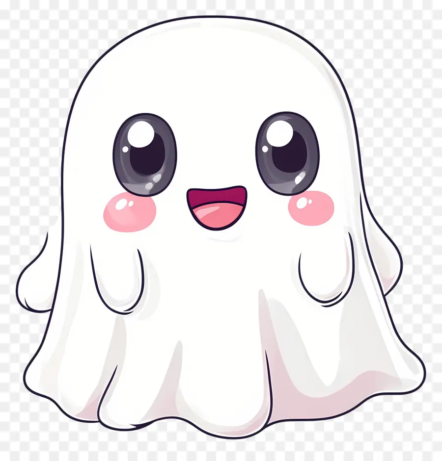 Fantasma Fofo，Sorriso PNG