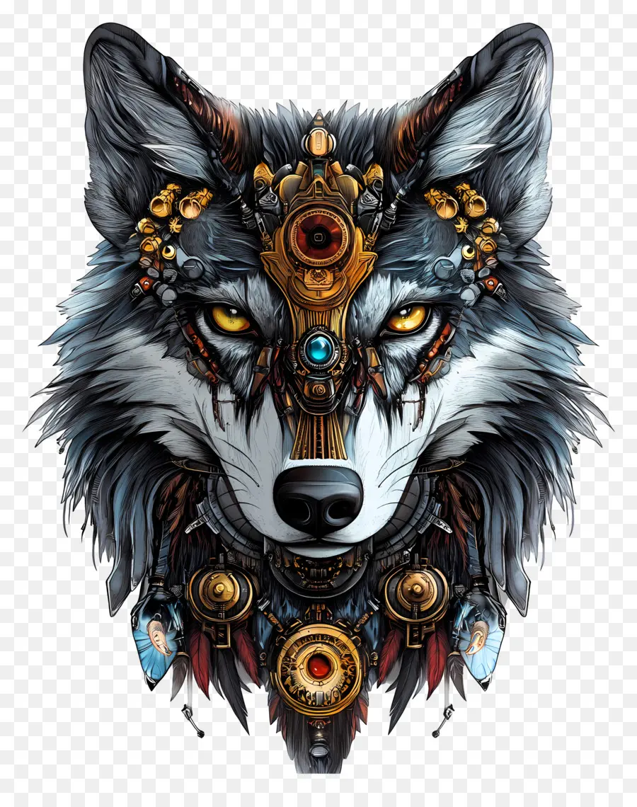 Lobo Legal，Lobo Decorativo PNG