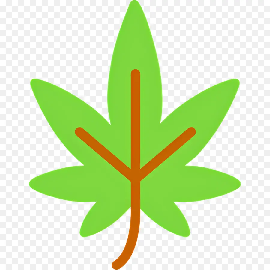 Folha De Cannabis，Folha PNG