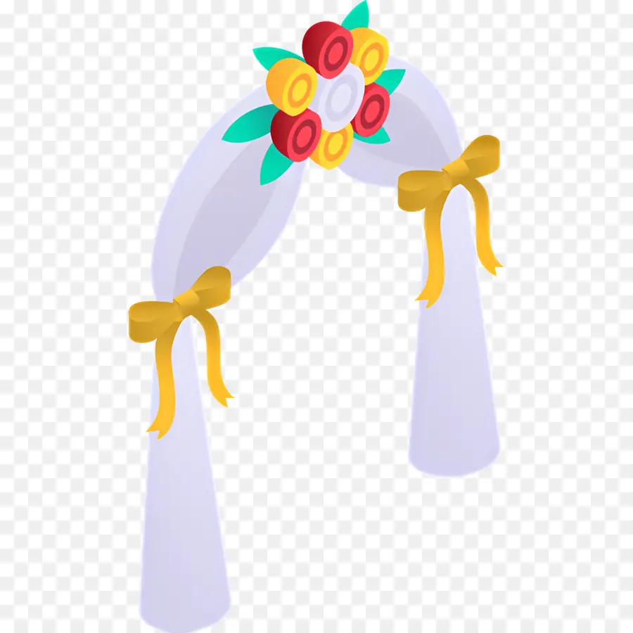 Arco De Casamento，Flores PNG