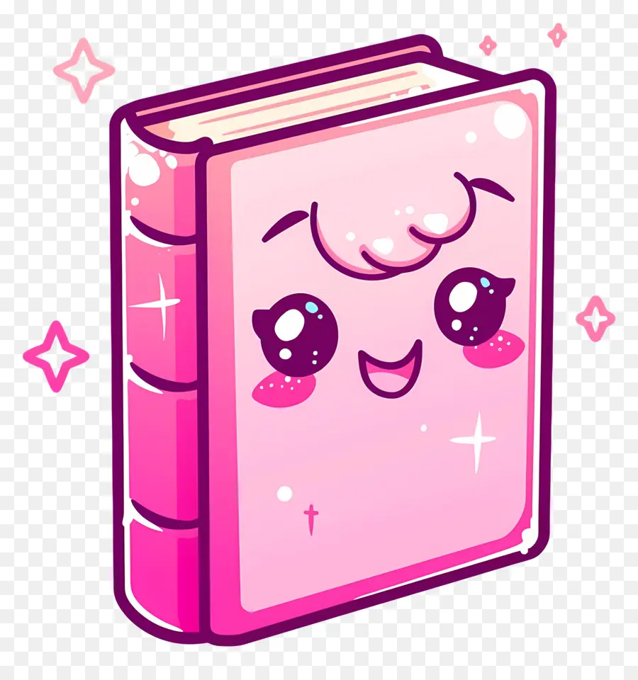 Livro De Desenhos Animados，Lindo Livro Rosa PNG