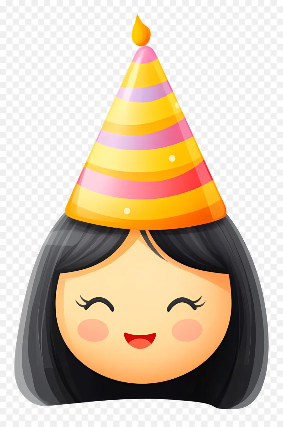 Emoji De Aniversário，Aniversariante Com Chapéu PNG