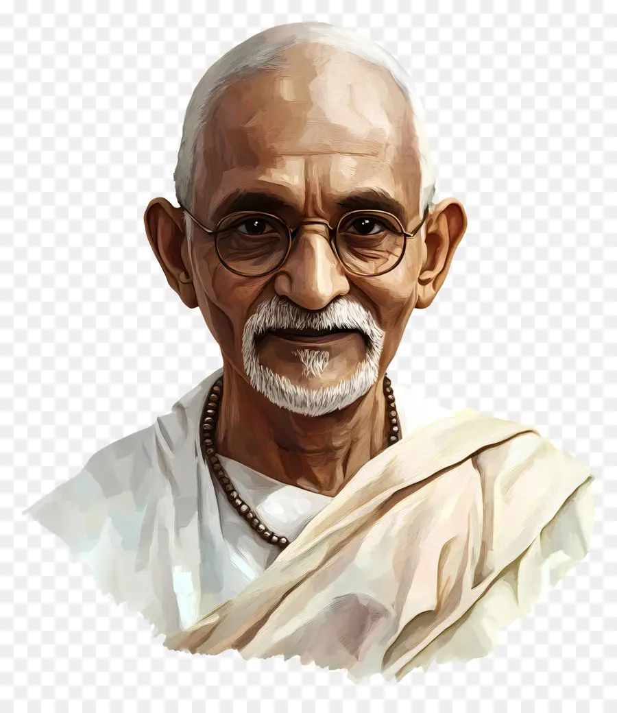 Gandhi，Homem Idoso PNG