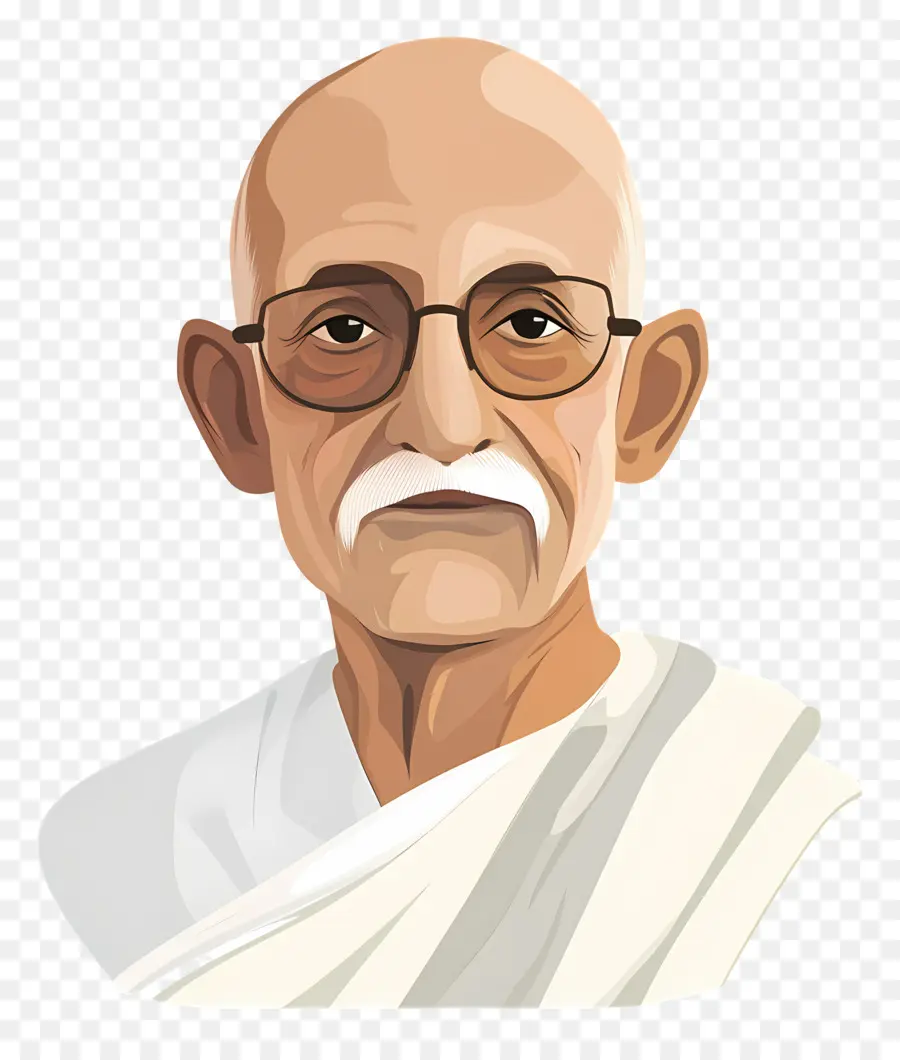 Gandhi，Homem Idoso PNG