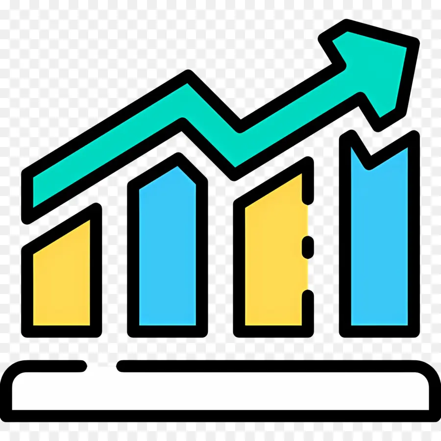 Seta De Crescimento，Gráfico De Barras PNG