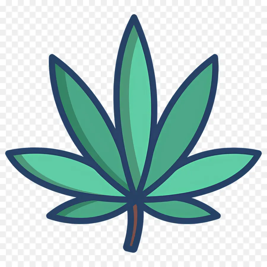 Folha De Cannabis，Folha PNG