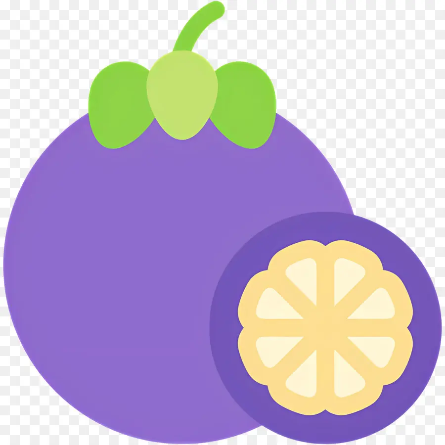 Mangostão，Roxo PNG