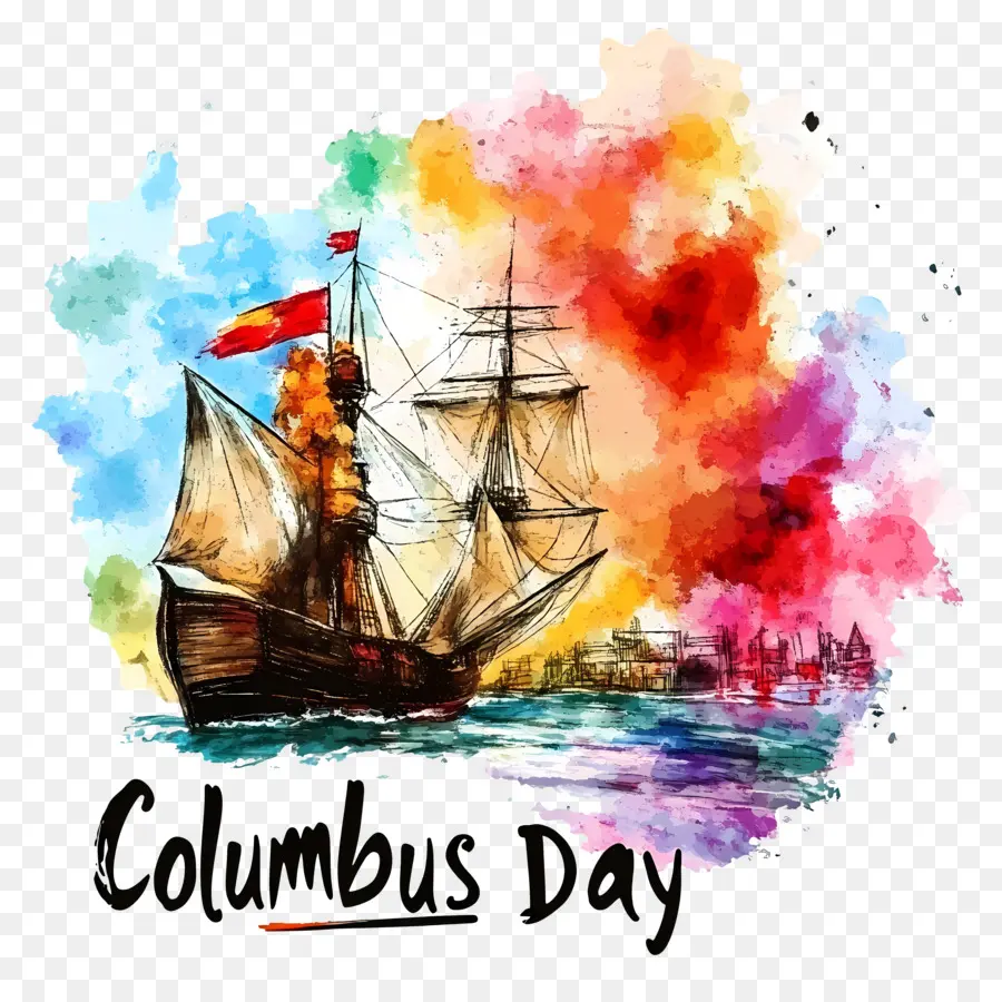 Dia De Colombo，Enviar PNG