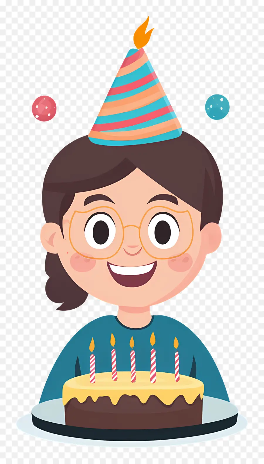 Emoji De Aniversário，Aniversariante Com Bolo PNG