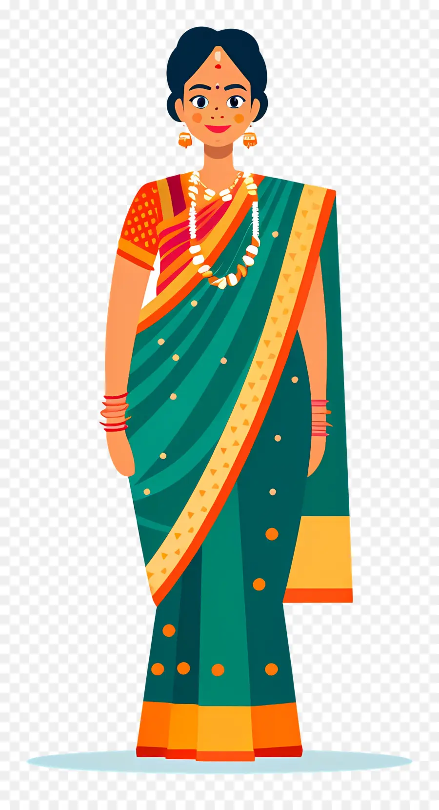 Saree Indiano，Mulher Tradicional PNG