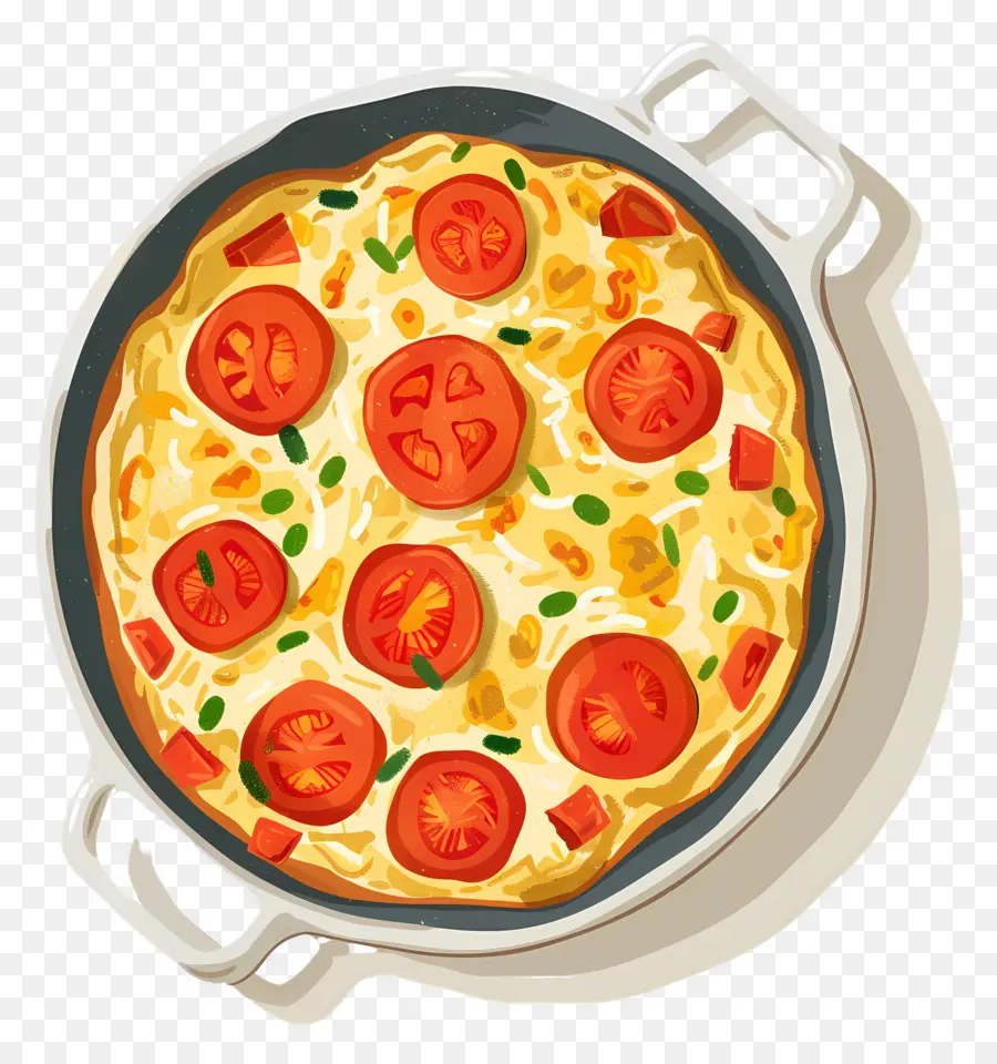 Omelete Espanhola，Pizza PNG