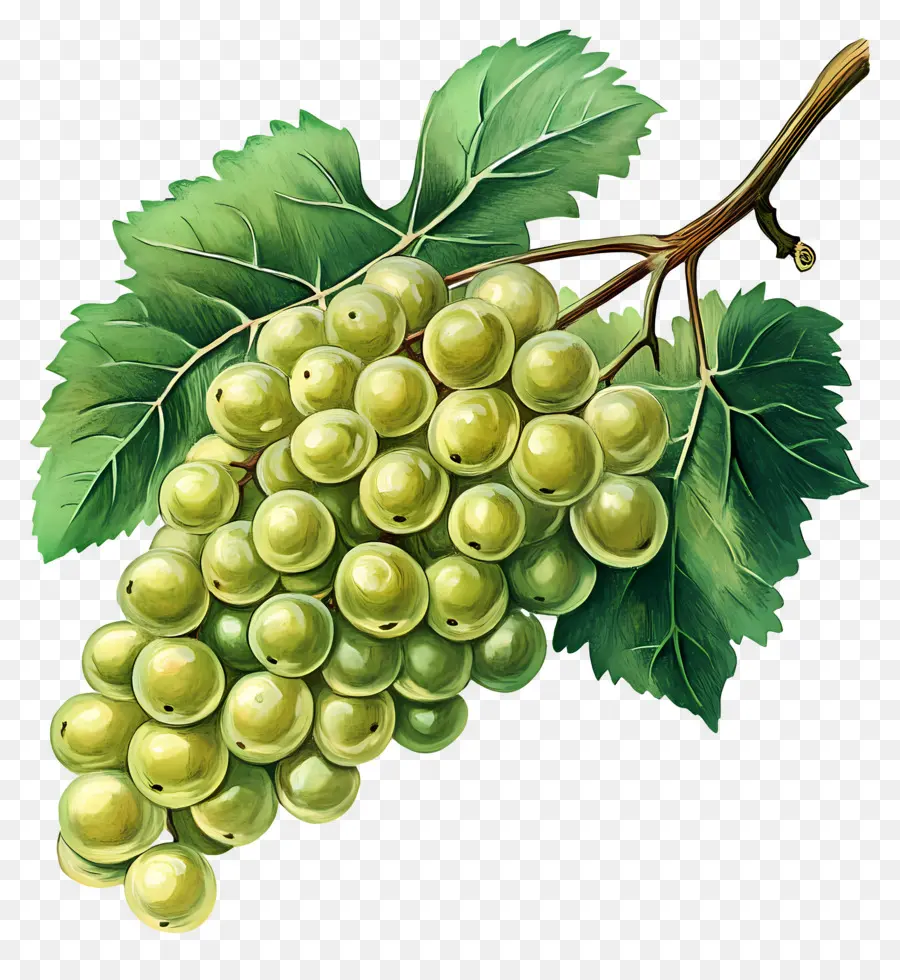 Uva Verde，Uvas Amarelas PNG