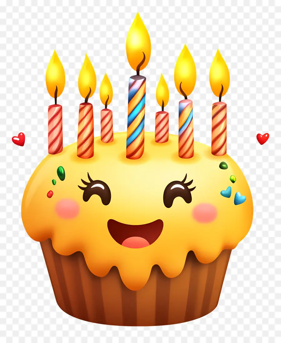 Emoji De Aniversário，Bolinho De Aniversário PNG