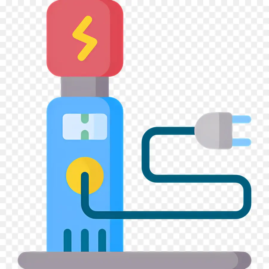 Estação Para Carregar，Estação De Carregamento De Veículos Elétricos PNG