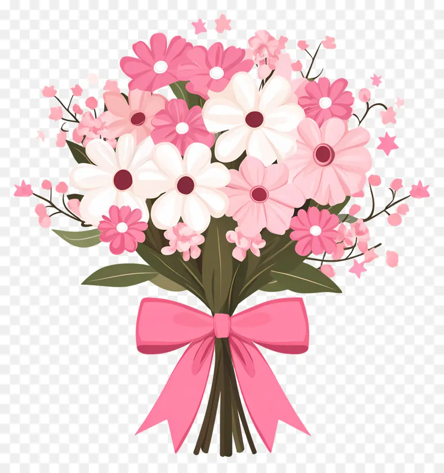 Flores De Aniversário，Buquê De Flores PNG