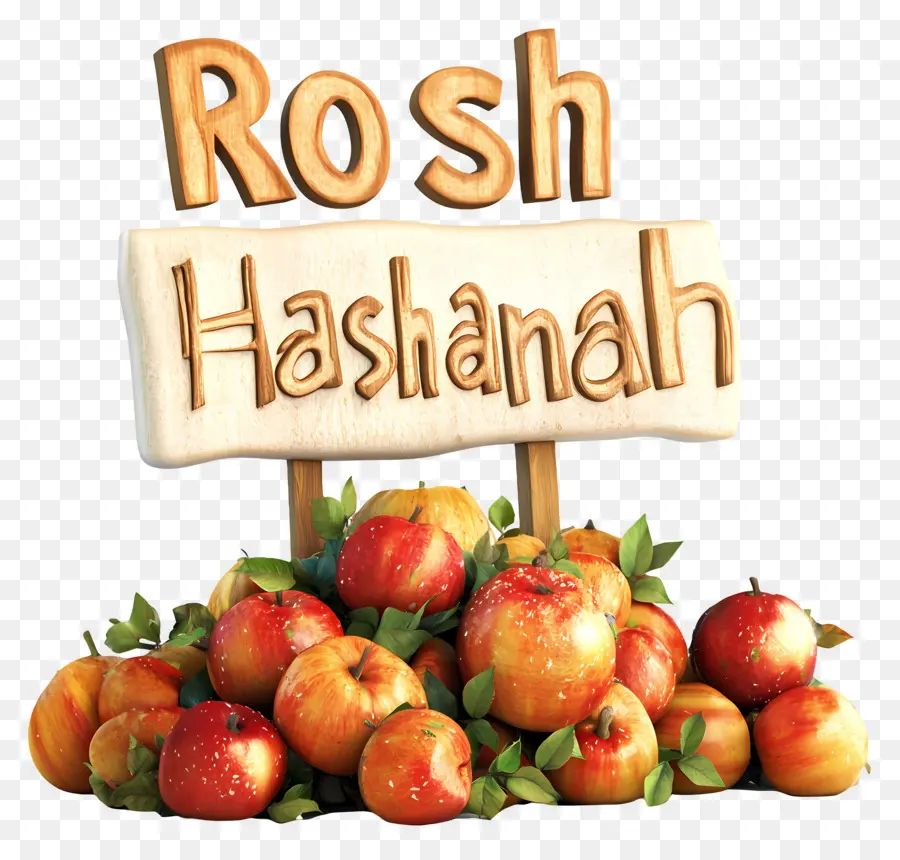 Rosh Hashaná，Maçãs PNG