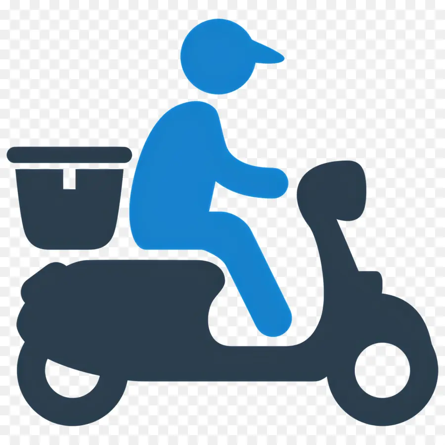 Entregador，Scooter De Entrega PNG