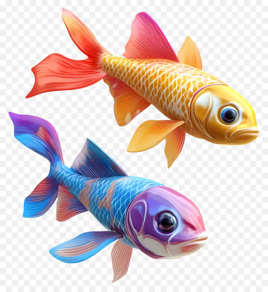 Grupo De Peixes，Peixe Colorido PNG