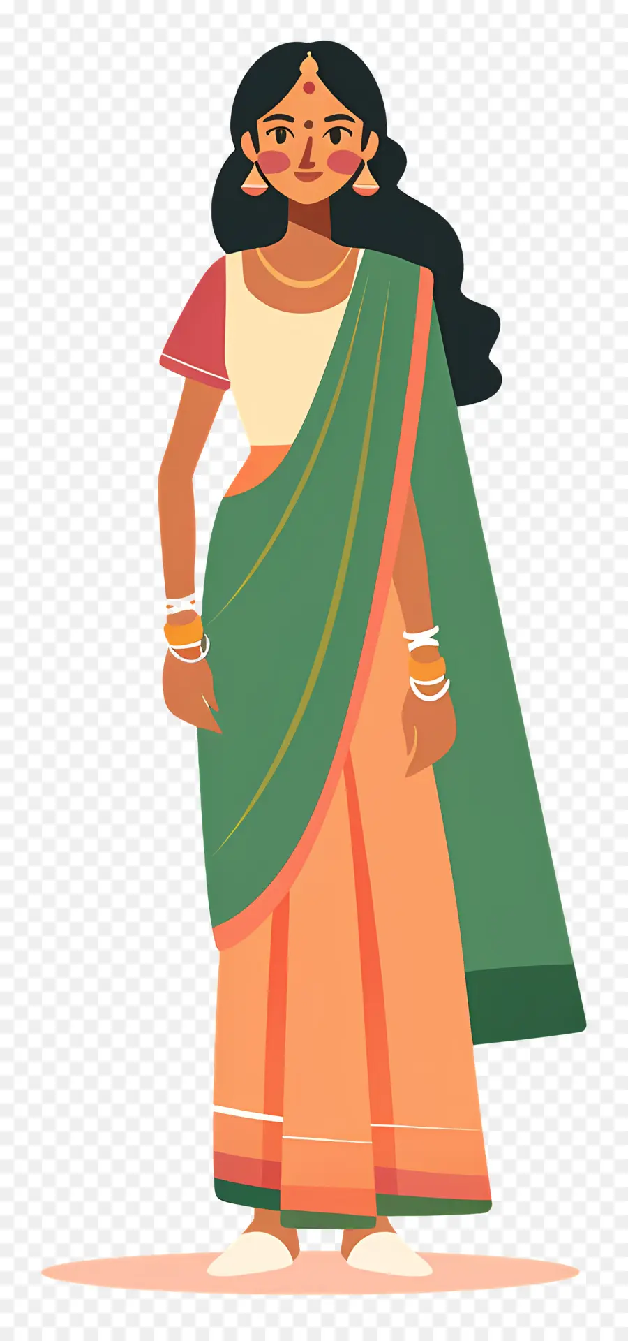 Saree Indiano，Mulher Tradicional PNG