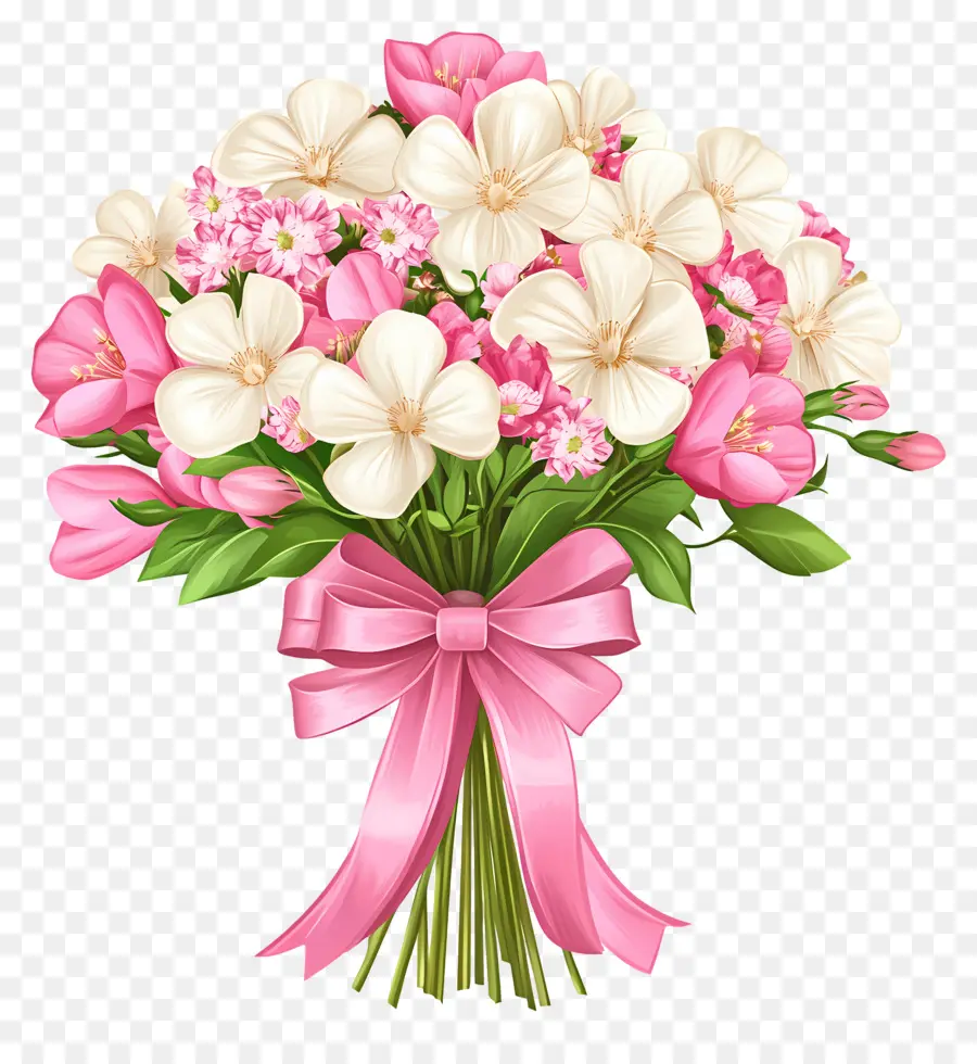 Flores De Aniversário，Buquê De Flores PNG