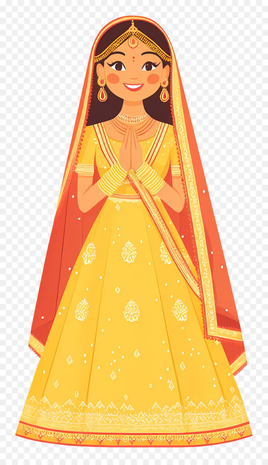 Saree De Casamento Indiano，Mulher Em Vestido Tradicional PNG