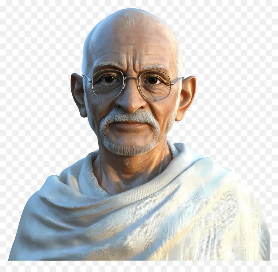 Gandhi，Homem Idoso PNG