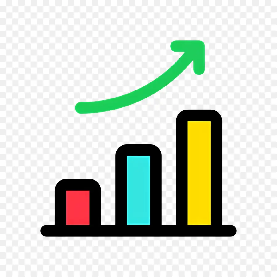 Seta De Crescimento，Gráfico De Barras PNG