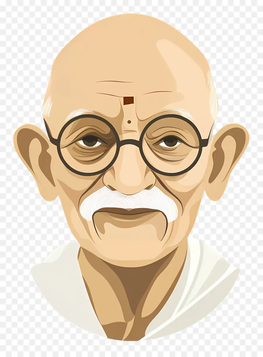 Gandhi，Homem Idoso PNG