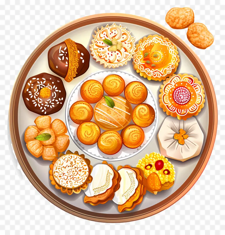 Doces Indianos，Doces Sortidos PNG