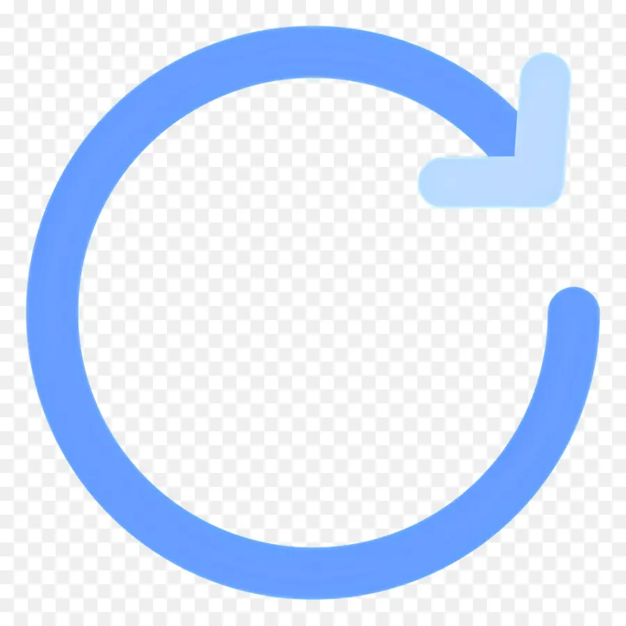 Seta Circular，Círculo Azul PNG