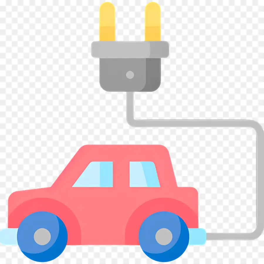 Carro Elétrico，Plugue PNG