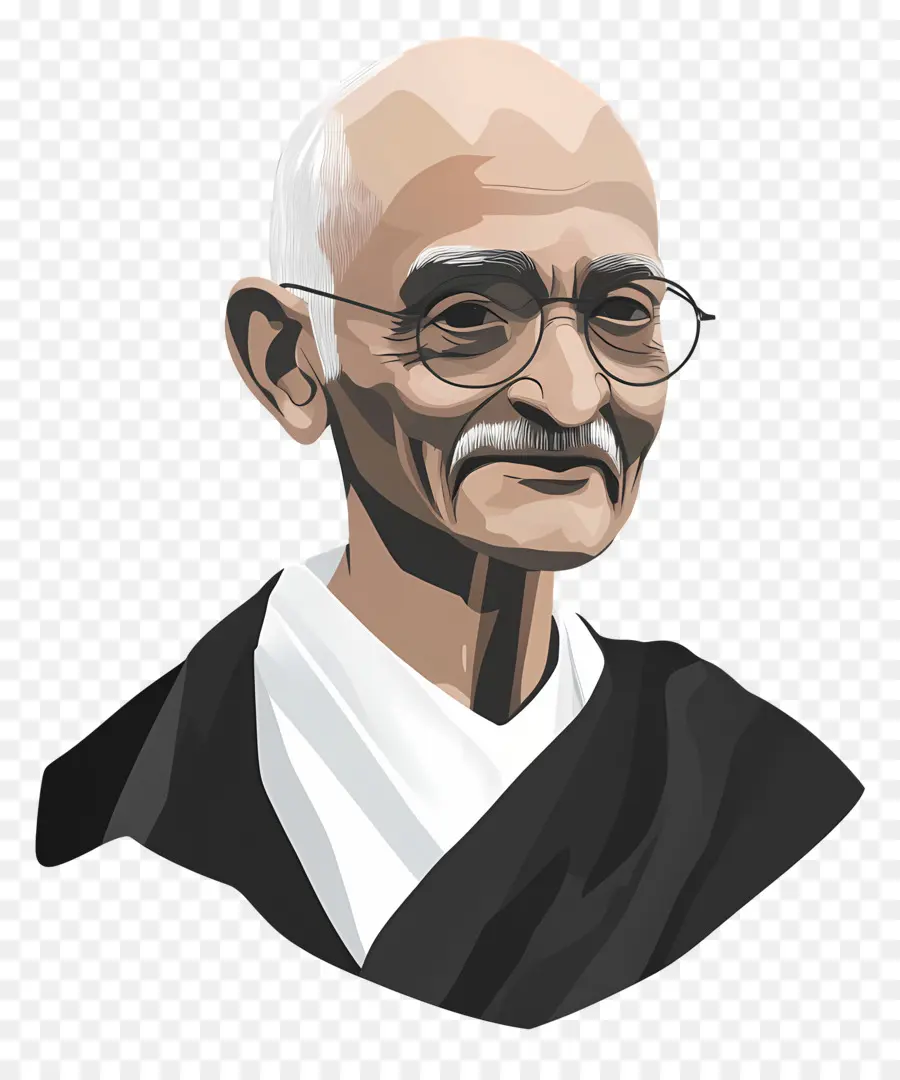 Gandhi，Homem Idoso PNG