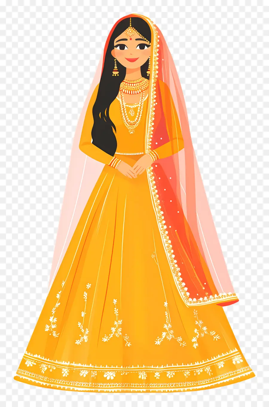 Saree De Casamento Indiano，Mulher Em Vestido Tradicional PNG