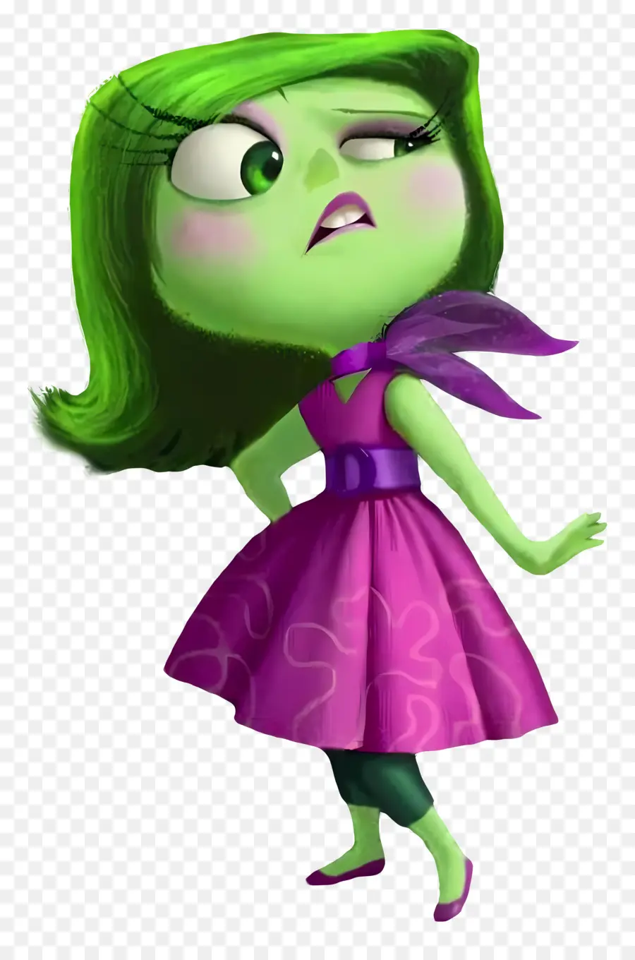 De Dentro Para Fora，Personagem Verde PNG