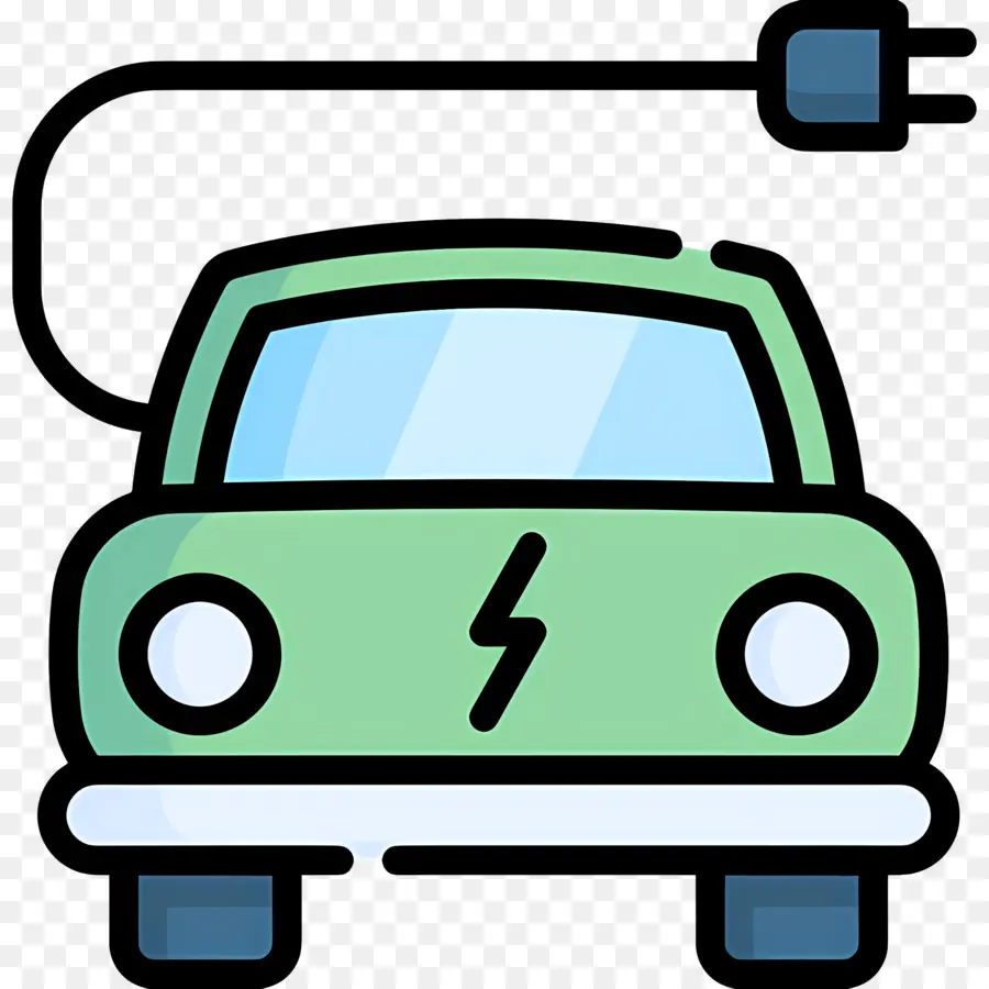 Carro Elétrico，Plugue PNG