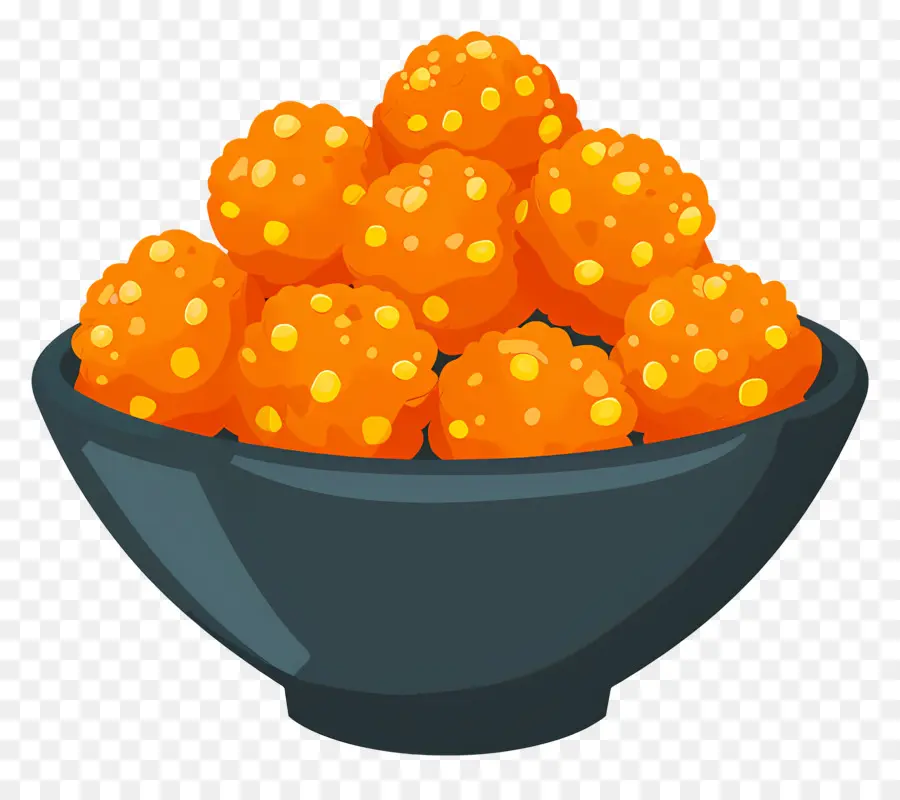 Doces Indianos，Bolas Laranja PNG